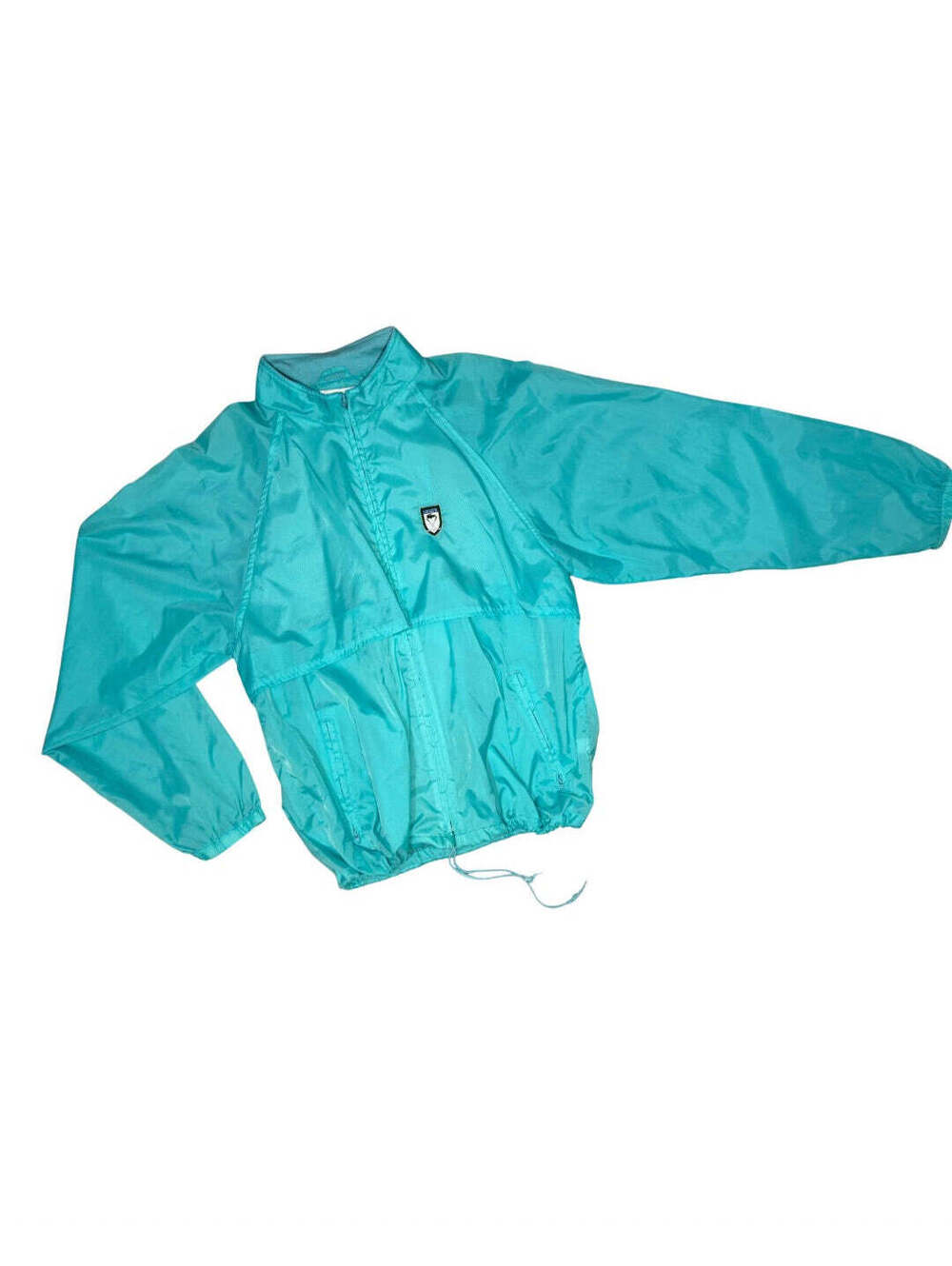 1980s Lacoste Vintage  Windbreaker Jacket Teal